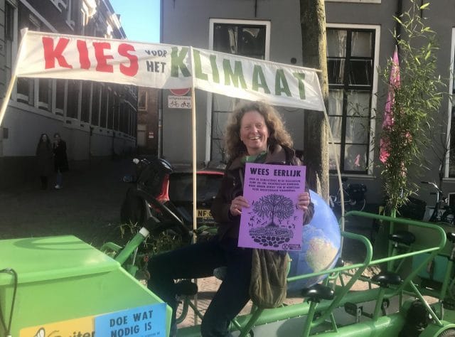 Extinction Rebellion: Fietsen voor klimaat in Deventer, klimaatacties rond de verkiezingen