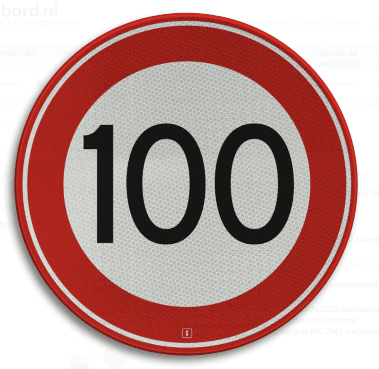 100 km/u is honderd keer voordeel