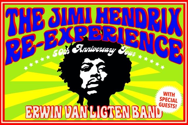 The Jimi Hendrix Re-Experience en een eerbetoon aan Hazes in het HOFtheater Raalte op 8 en 9 oktober