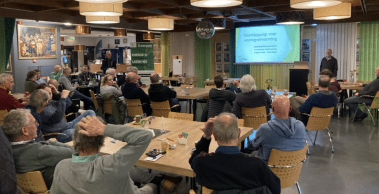 Warmtepomp bijeenkomst in Heino succesvol