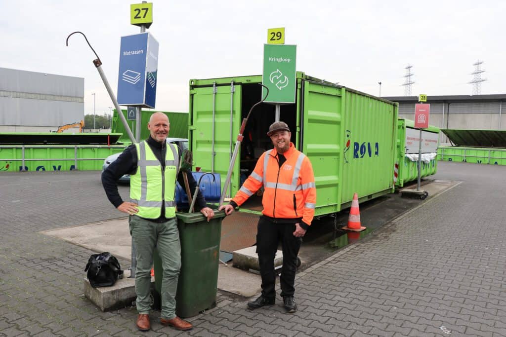 Kringloop Innamepunt op het ROVA Milieubrengstation is een groot succes
