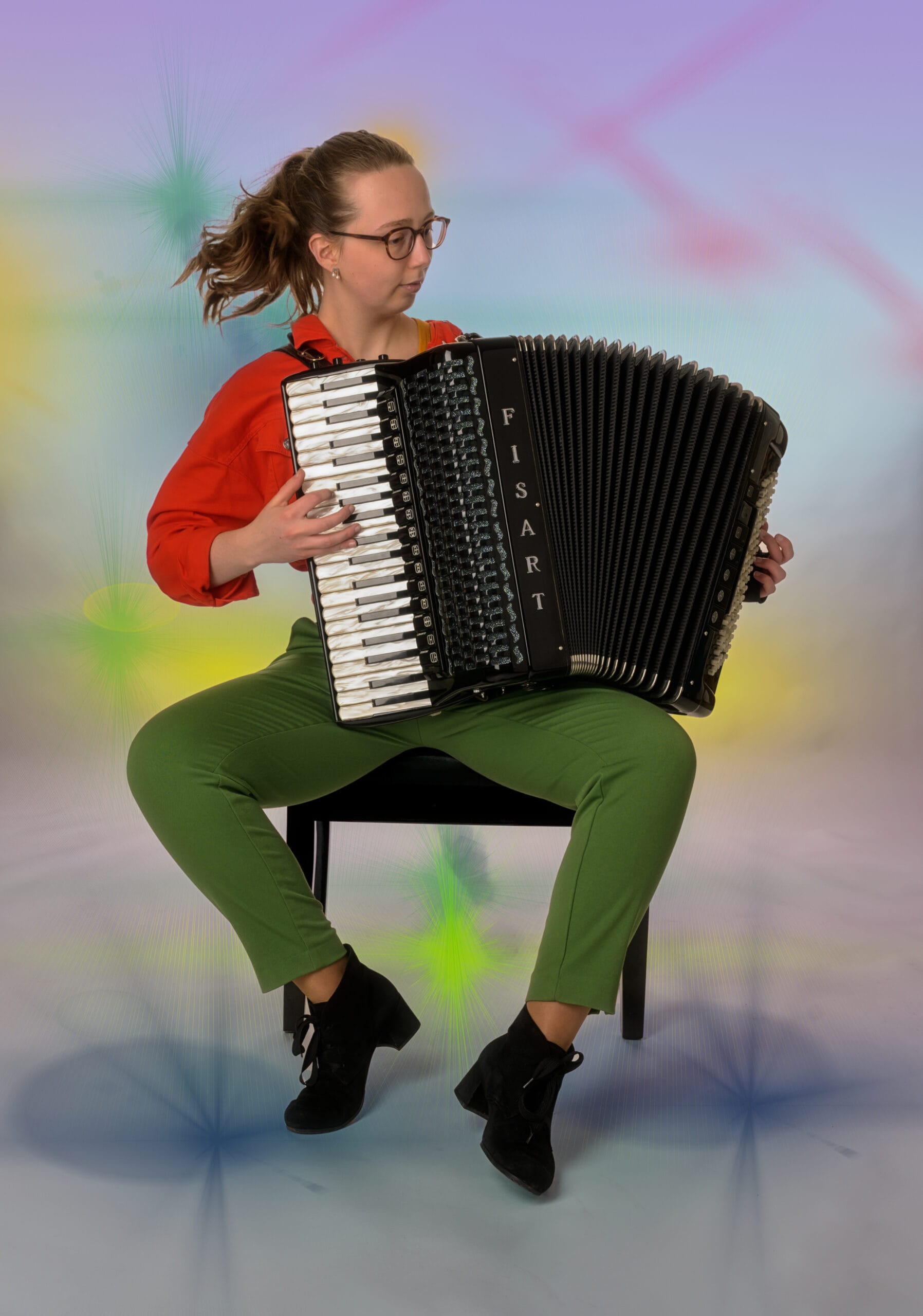 Compositie nr. 8 in Verffabriek OAF Holland in Olst op vrijdag 23 juni