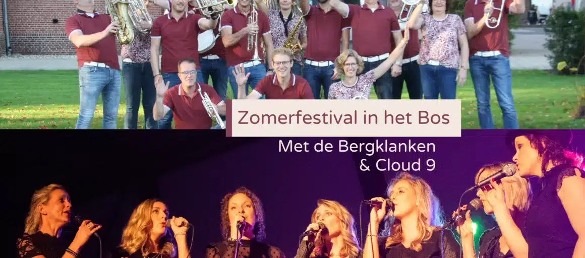Amfitheater Het Lommerrijk Luttenberg: Zomerfestival in het Bos met de Bergklanken & Cloud 9