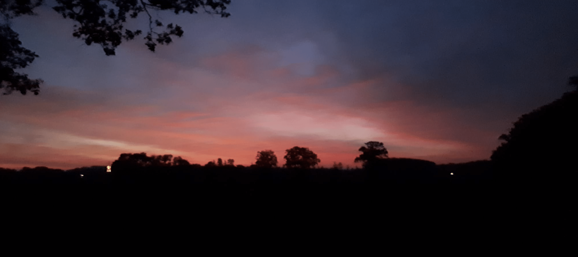 wat doet de natuur oktober ondergaande zon rode hemel