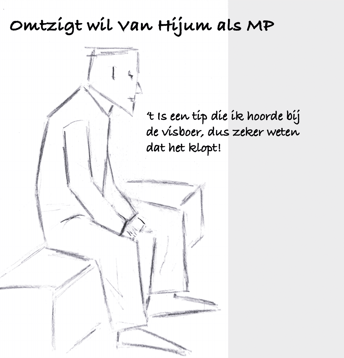 Eerdaags meer journalisten langs de Nieuwe Wetering dan bij de Hofvijver