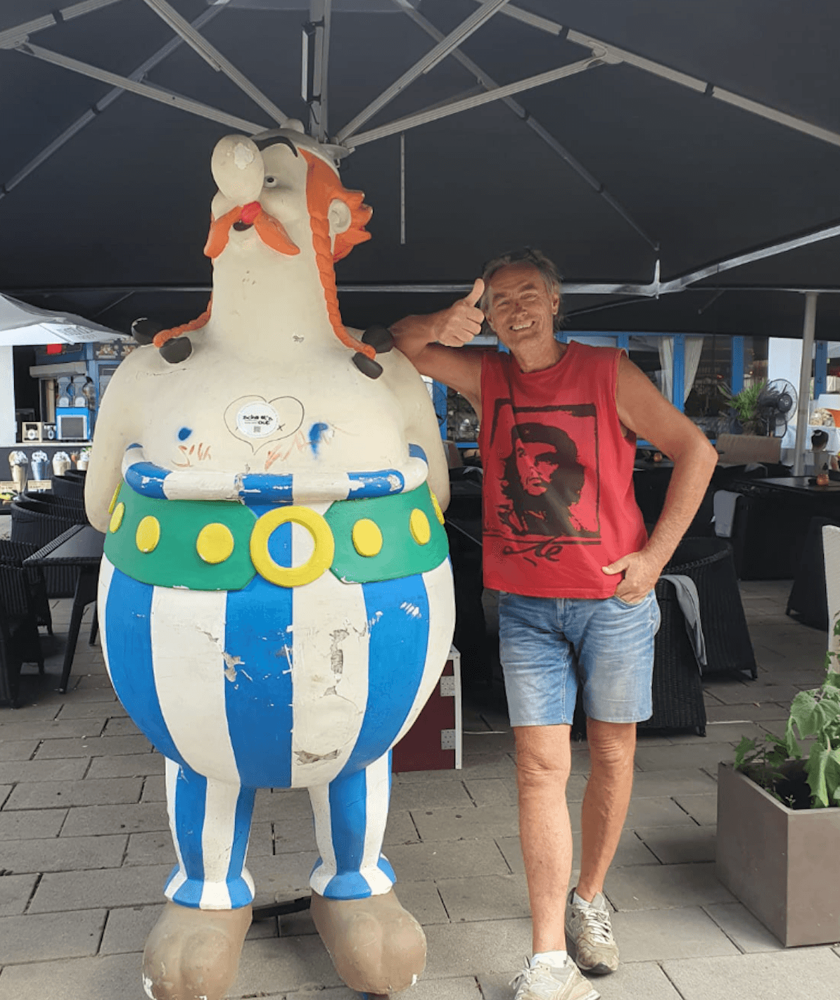 Denne gaat genieten van de Witte Iris