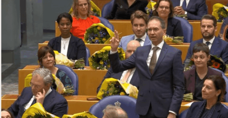 Onderschepte open sollicitatie van Eddy van Hijum