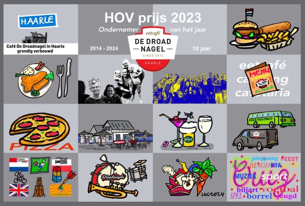 Eetcafé De Droadnagel in Haarle wint ondernemersprijs