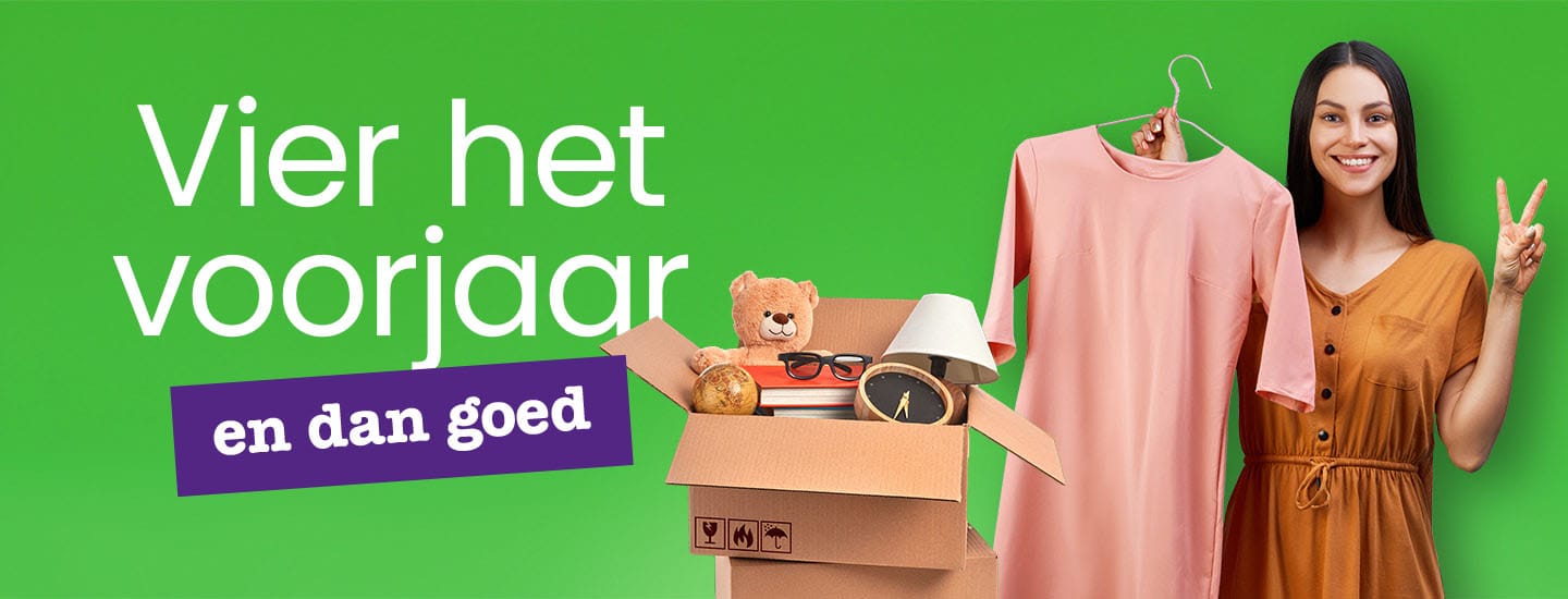 Vier het voorjaar en dan goed bij kringloopwarenhuis Het Goed