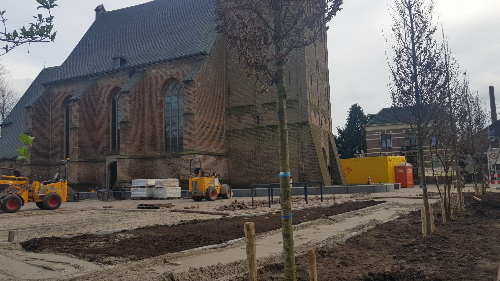 Groen burgerinitiatief voor het Kerkplein in Olst