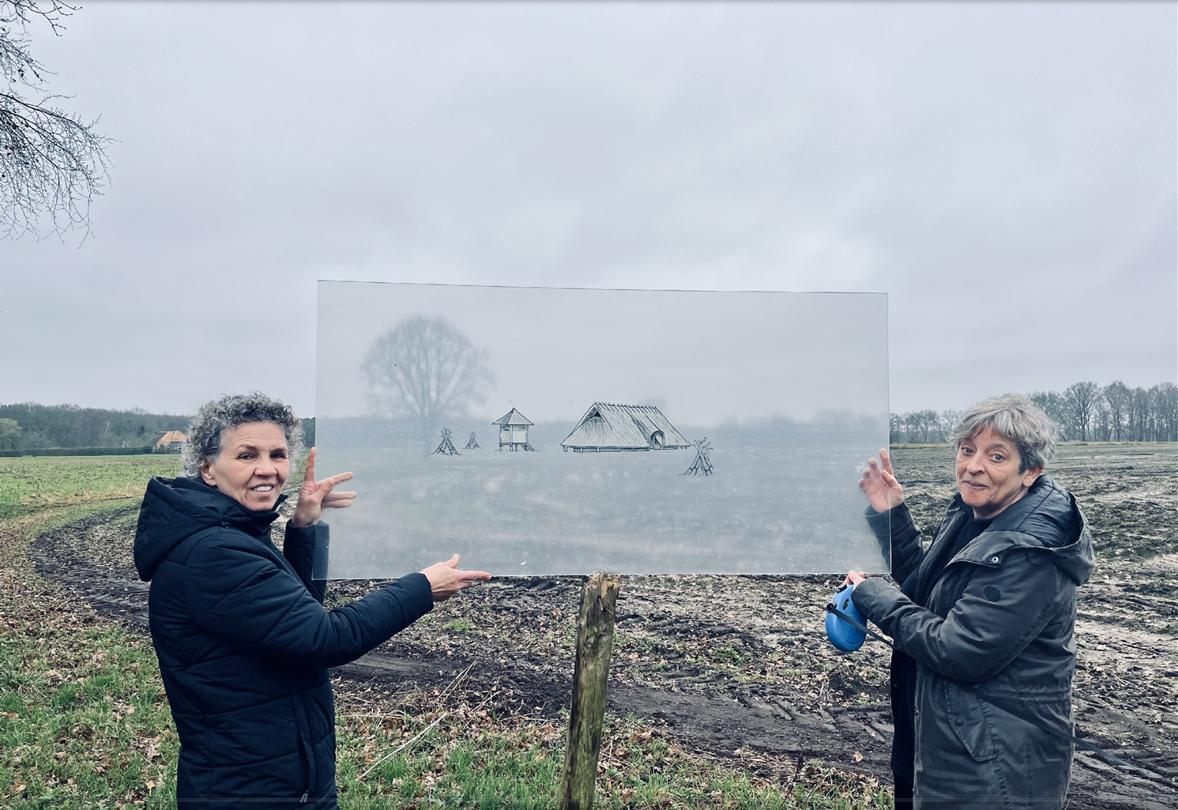 Doorkijkvensters brengen bezoekers terug in de tijd
