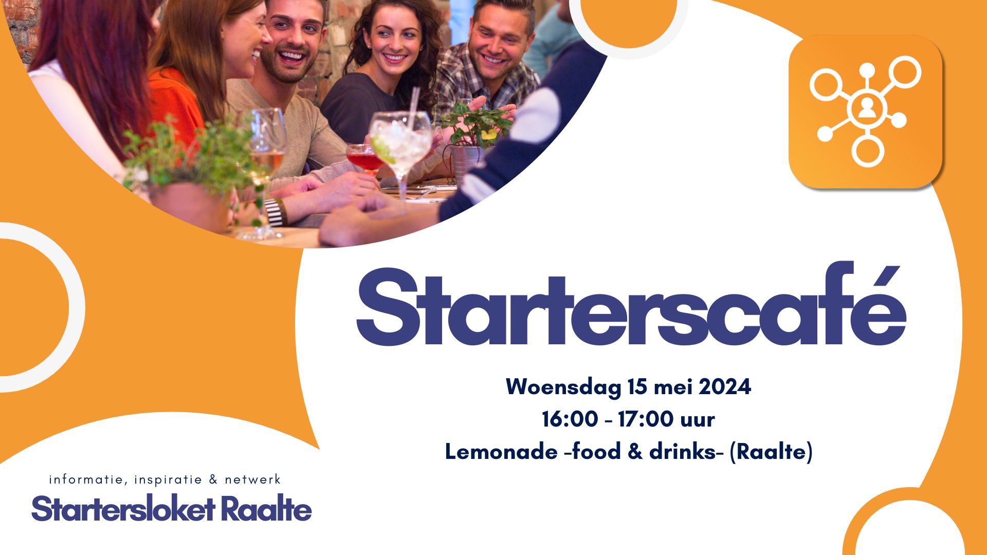 Startersloket Raalte organiseert starterscafé