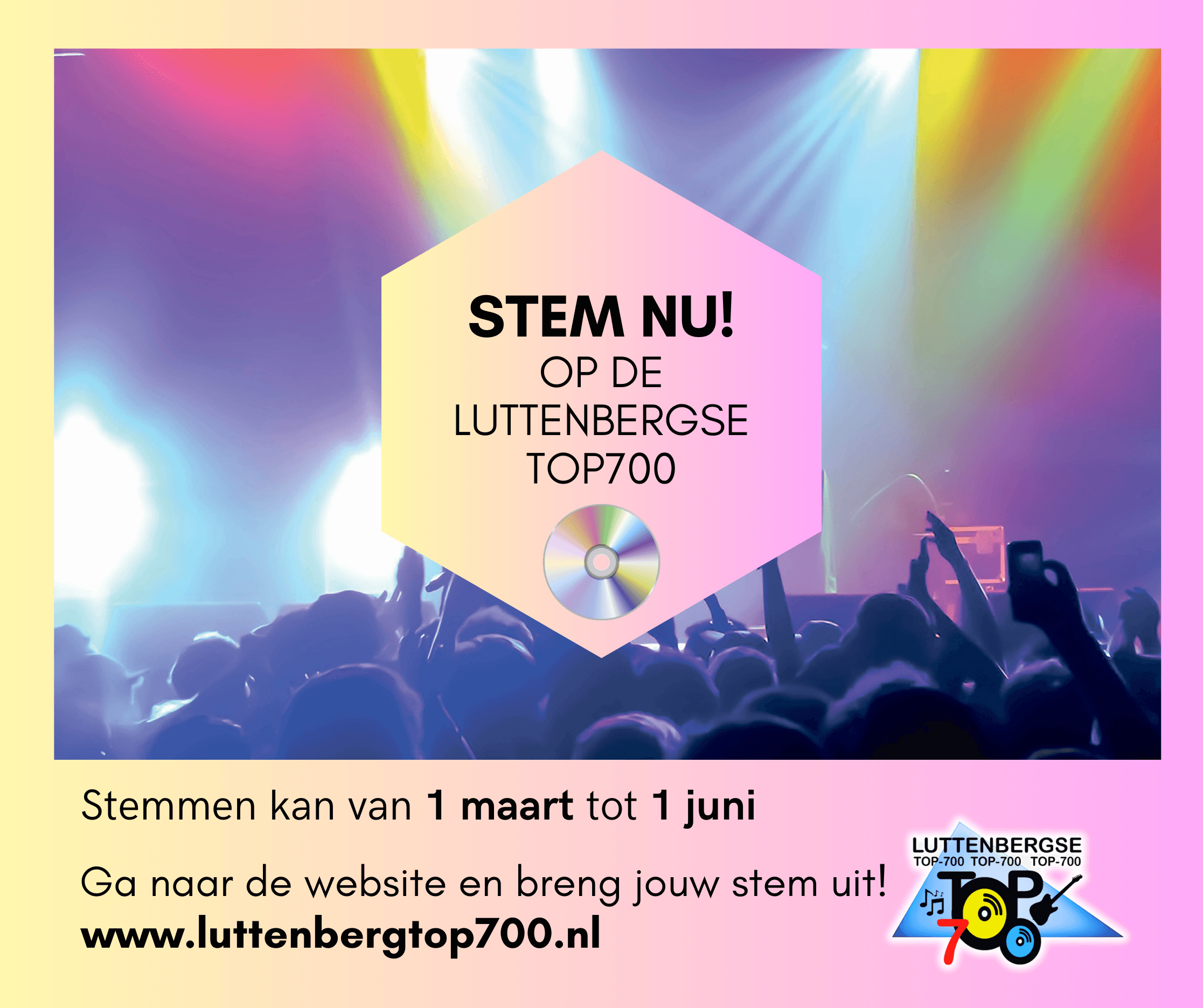 Heb jij jouw Luttenberg Top700 lijst al klaar? Versturen maar!
