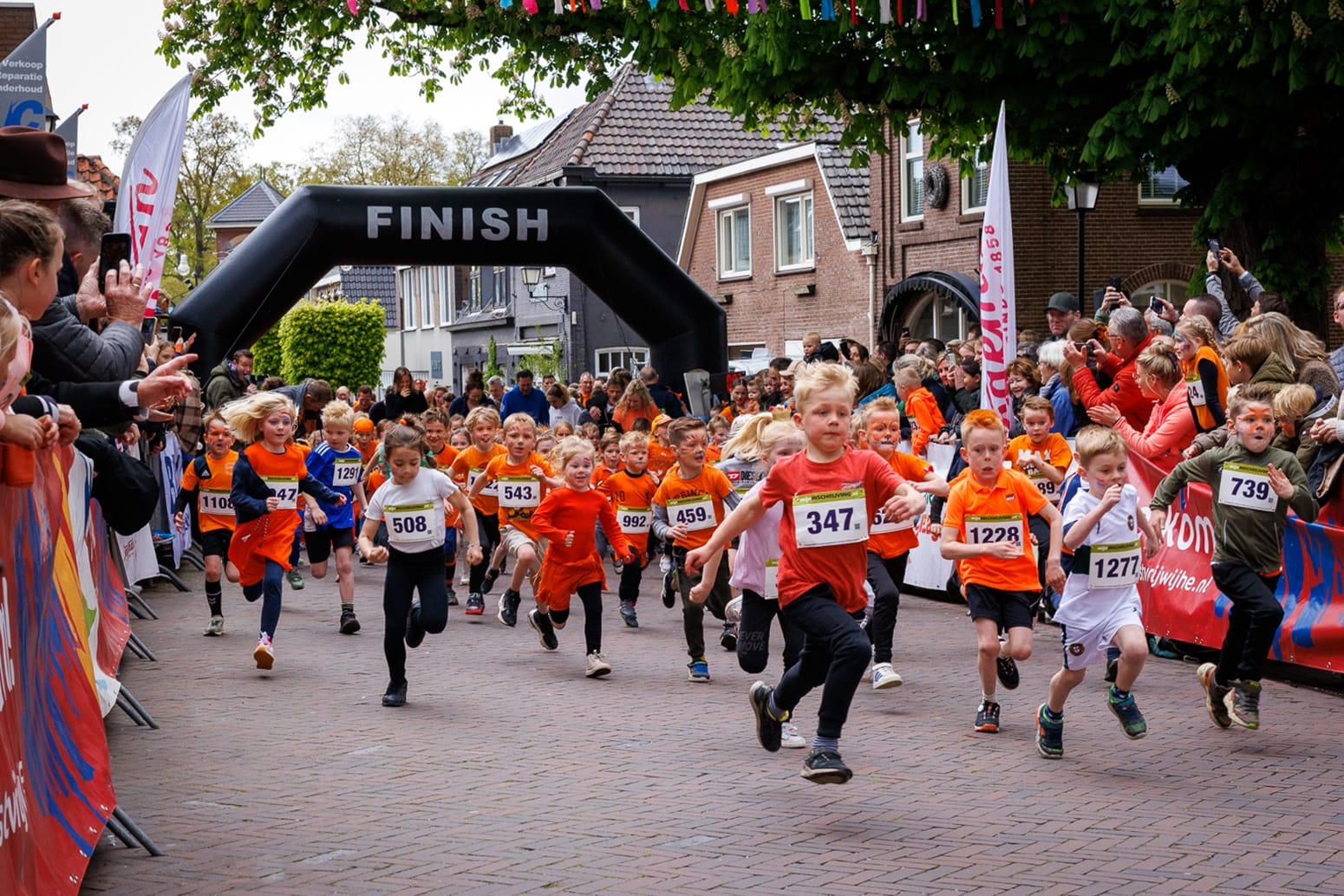 Recordaantal deelnemers Koningsloop Wijhe met winnaar Danny Koppelman in een toptijd