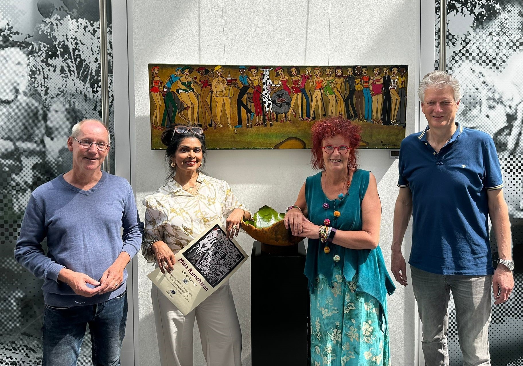 Expositie van Mala Ramcharan in het gemeentehuis Wijhe