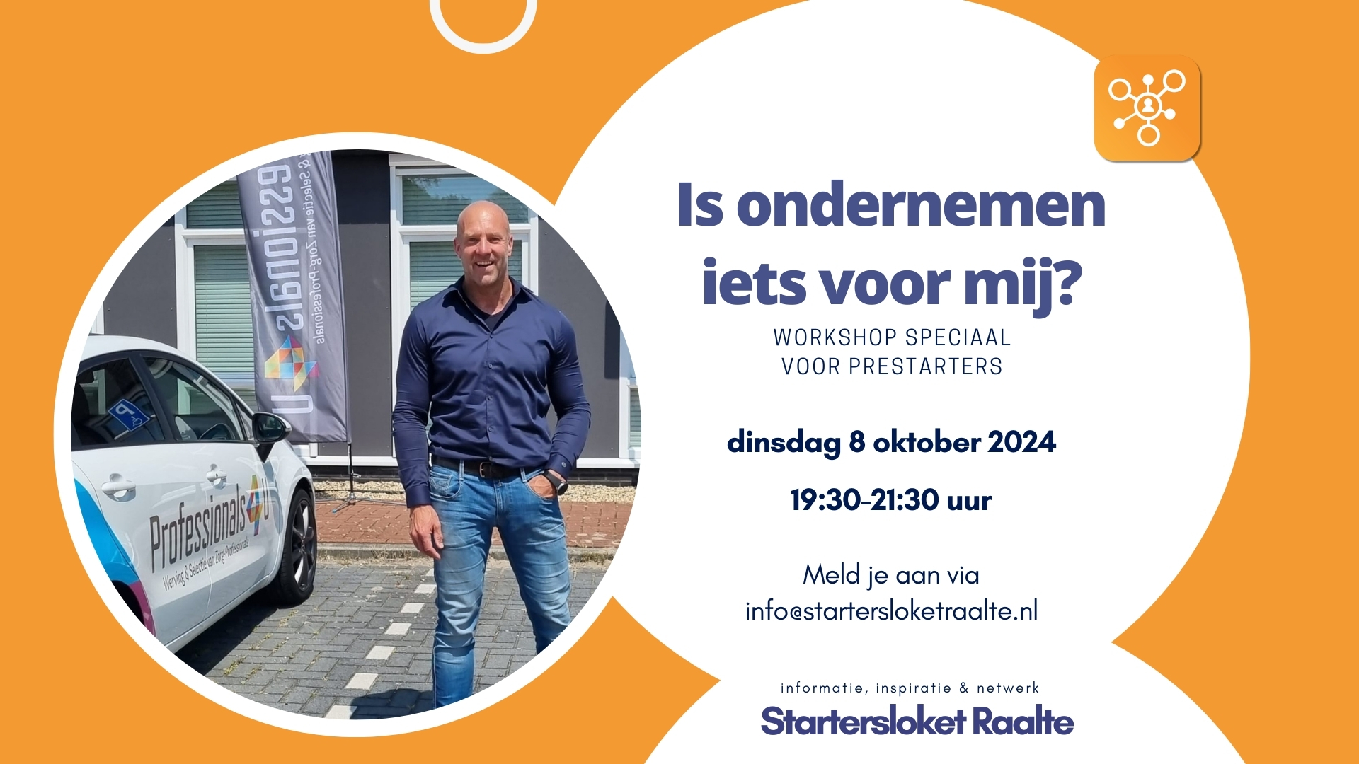 Startersloket Raalte organiseert workshop ‘Is ondernemen iets voor mij?’   