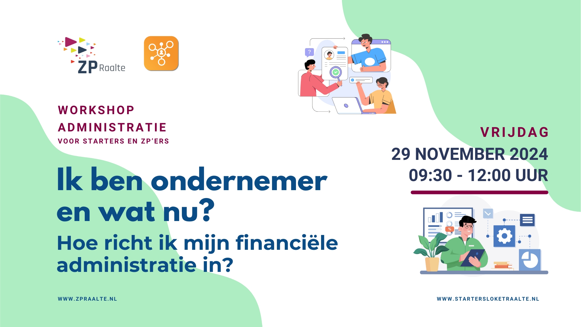 Startersloket Raalte organiseert workshop administratie