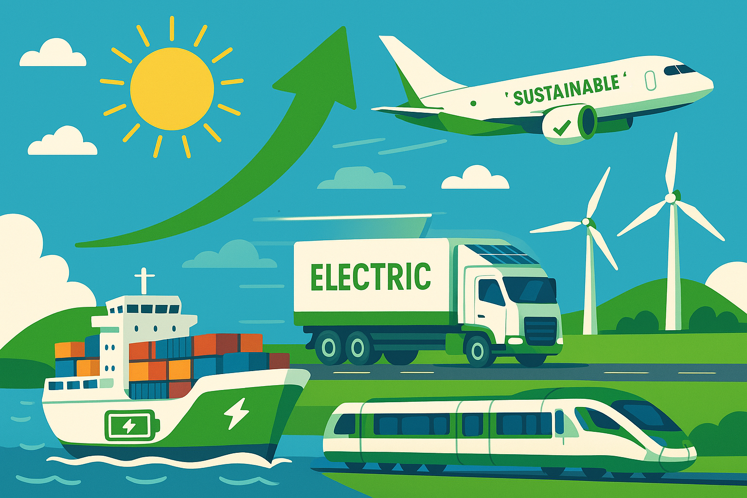 Ter land, ter zee en in de lucht, alles wordt elektrisch