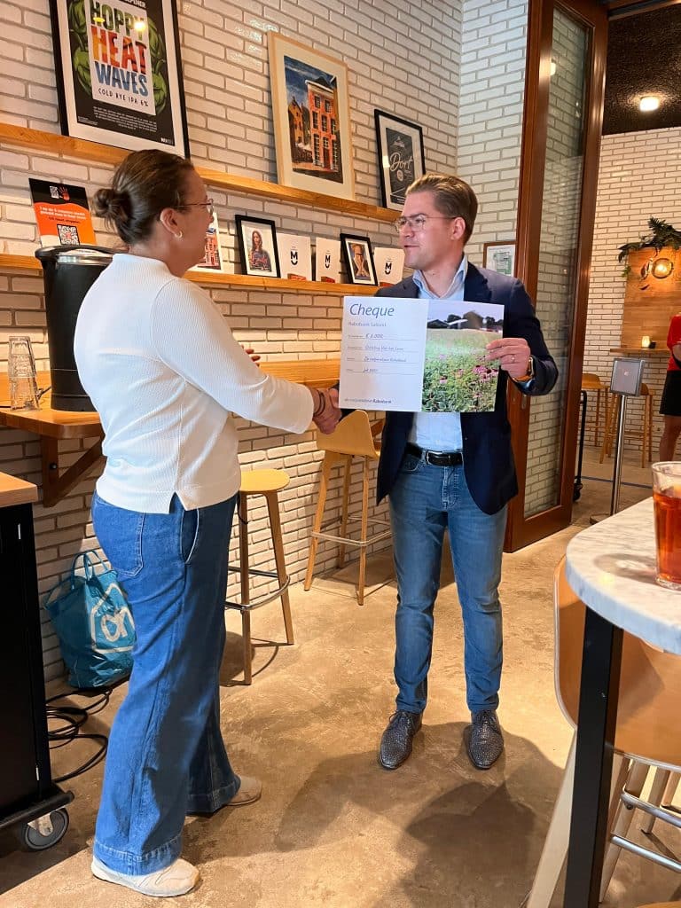 Rabobank uitreiking cheque