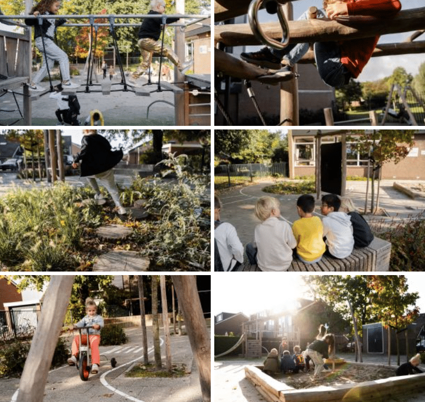stad+Groen collage speeltuin