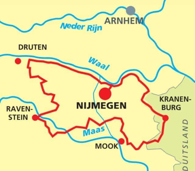 Streekpad Rijk van Nijmegen: afwisselend wandelen tussen stuwwal en rivier — zònder Vierdaagse-drukte