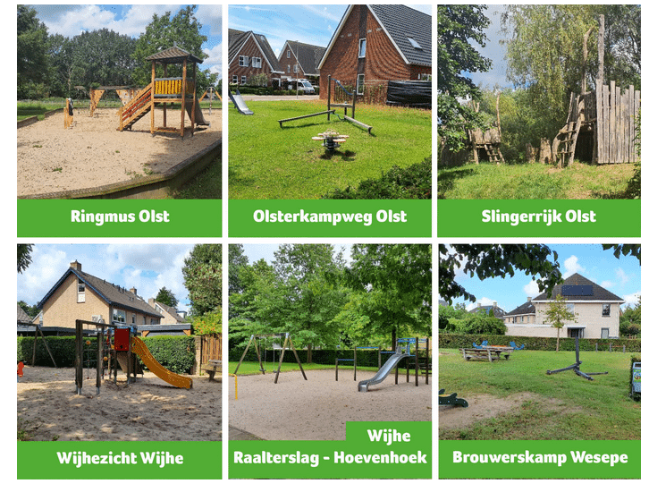 Meer spelen en bewegen op zes speelplekken in Olst-Wijhe