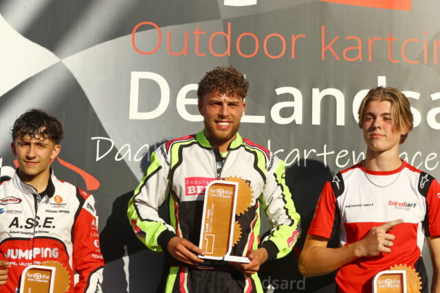 Terug van weggeweest: karter Nelson Berghuis pakt klinkende KZ2-zege in Eindhoven!