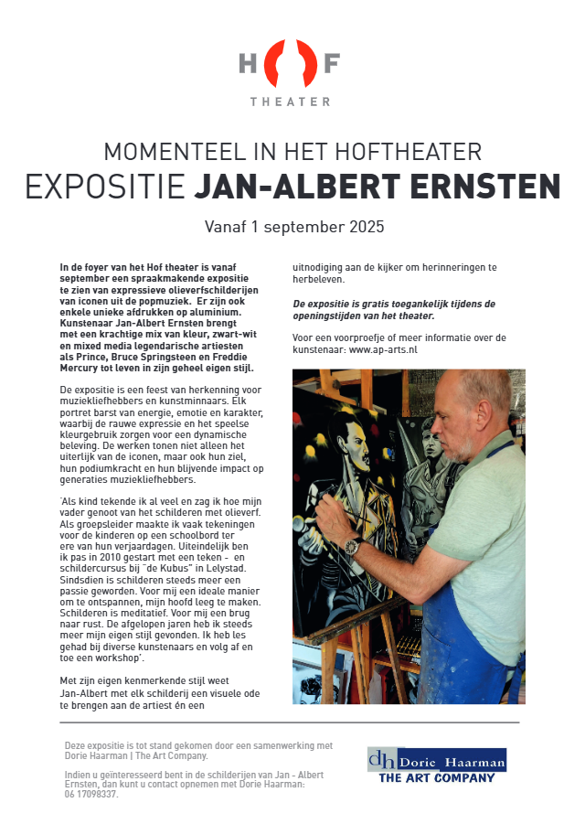 HOFtheater poster Albert Jan Ernsten