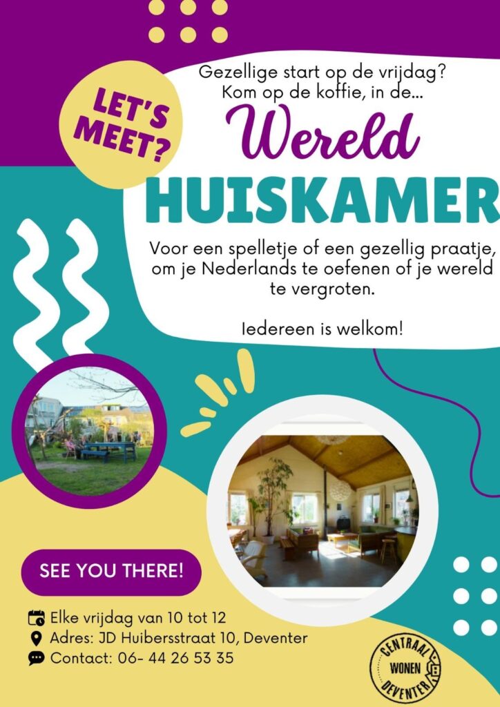 Wereldhuiskamer Deventer flyer