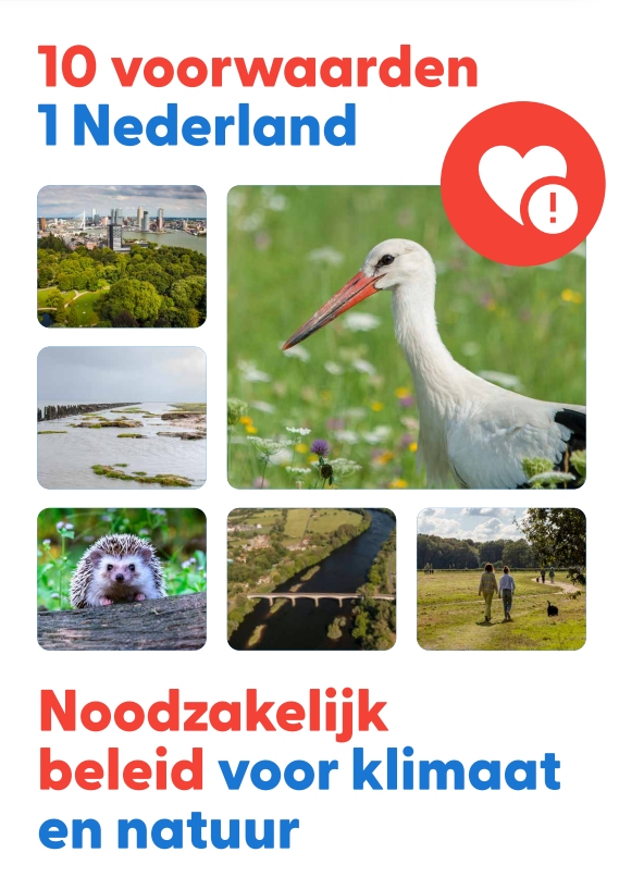 ‘Natuur en klimaat zijn geen bijzaak’, daarom tien actiepunten  voor de politiek