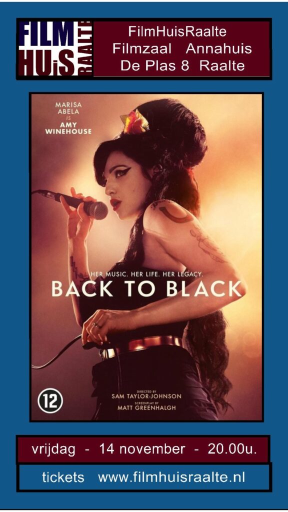 Filmhuis Raalte poster Amy Winehouse