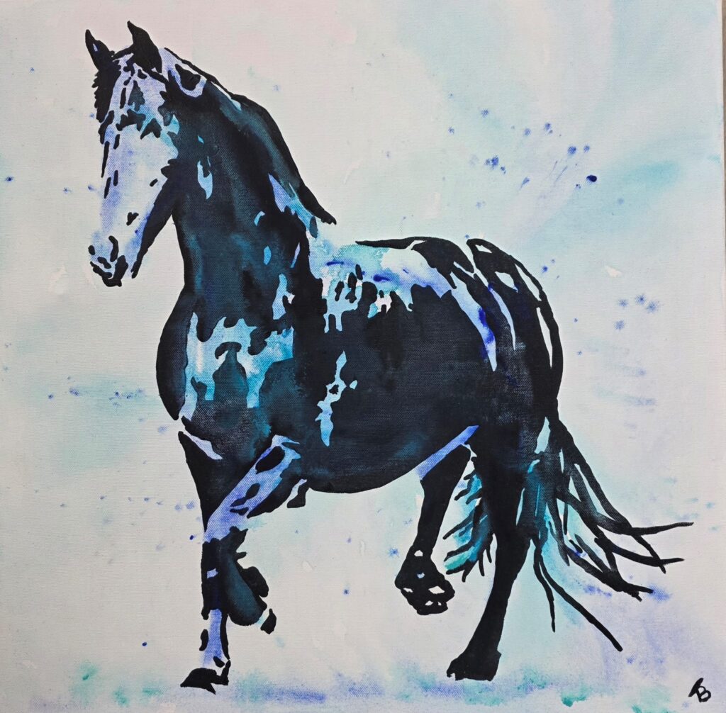 Raalter beeldend kunstenares Bertina Tilma exposeert tijdens Grote Jaarlijkse Hengstenkeuring in WTC Leeuwarden