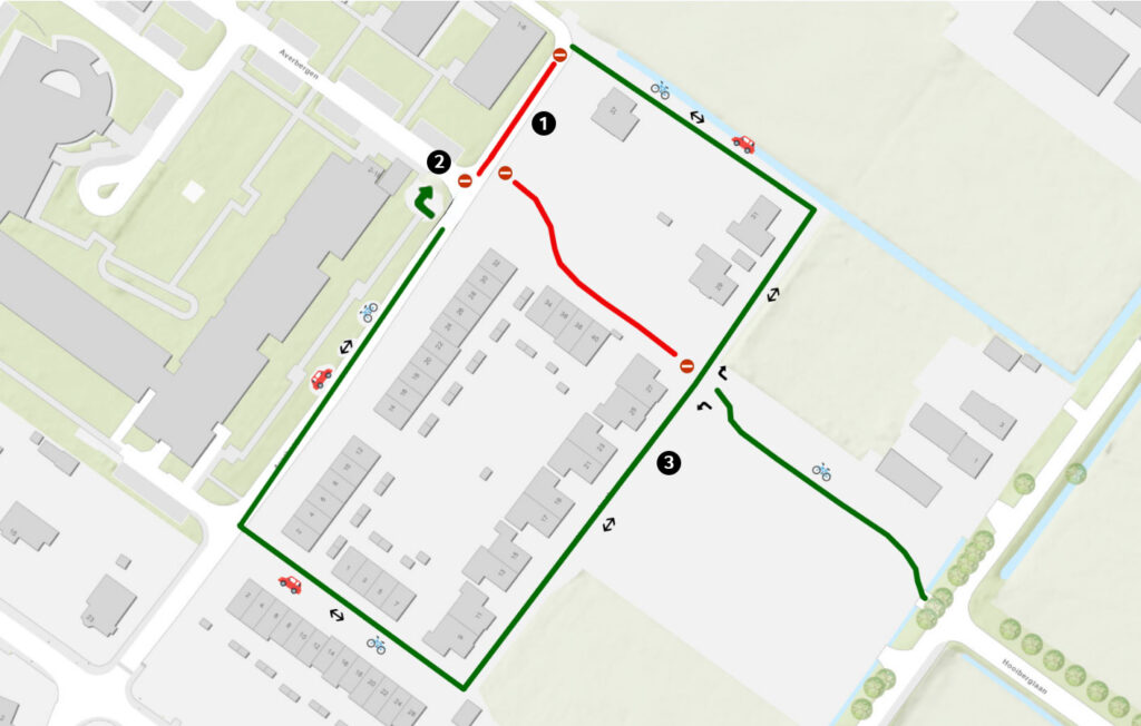 Werkzaamheden Averbergen voor betere fietsveiligheid naar Kindcentrum Olst