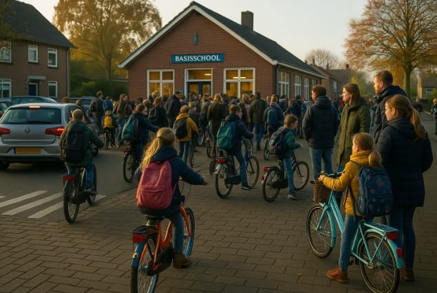 Salland deze week: Chaos voor de schoolpoort: VVN slaat alarm over structureel onveilige schoolomgevingen