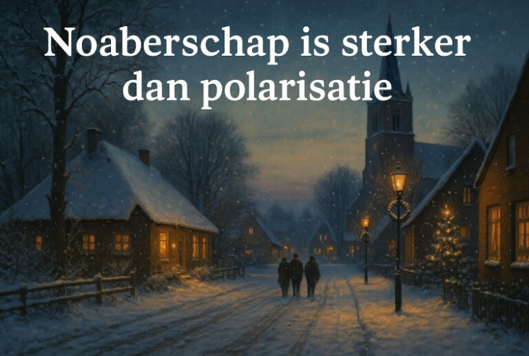 Ons Kerstverhaal: noaberschap is sterker dan polarisatie