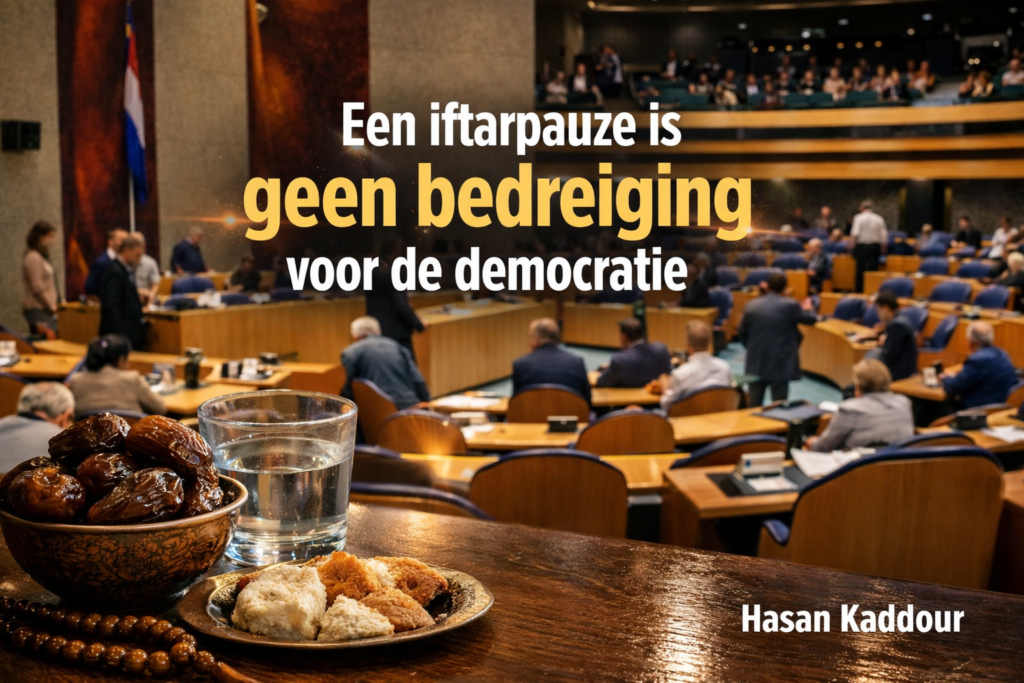 Een iftarpauze is geen bedreiging voor de democratie
