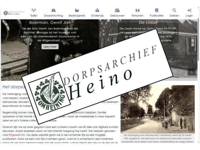 Nieuw digitaal dorpsarchief Heino