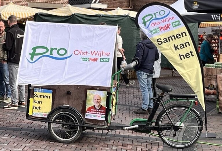 De wereld staat in brand, maar gelukkig zorgt wethouder Olthof goed voor ons.