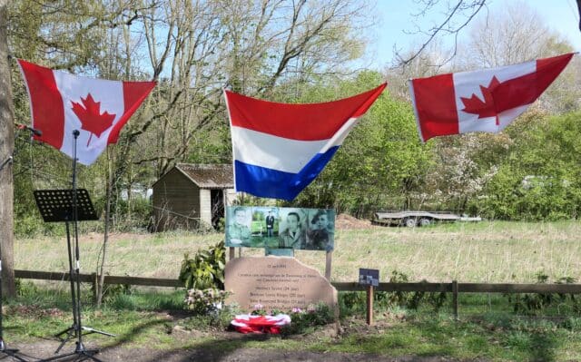 Uitbreiding Canadees oorlogsmonument in Heino onthuld op 12 april