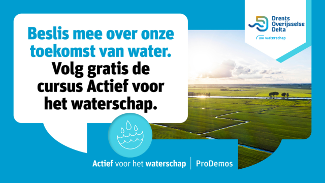 Word actief voor het waterschap