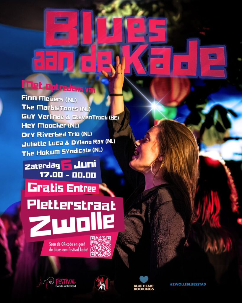 Blues aan de kade poster