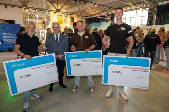 Drie Overijsselse vakmensen winnen Award Vakmanschap 2026