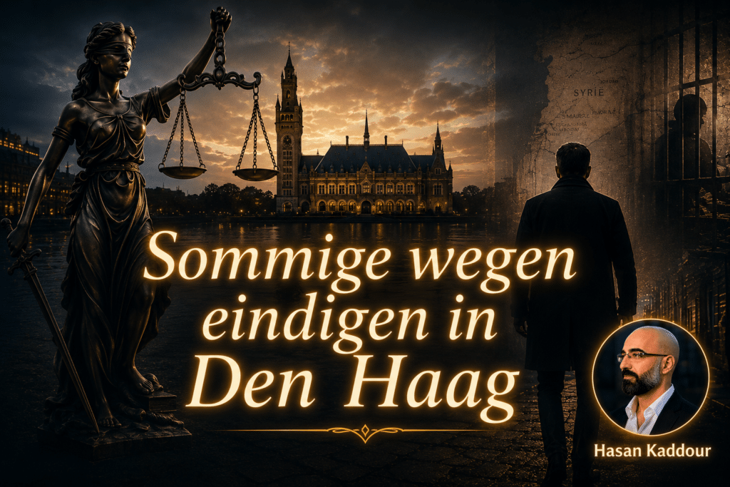 Sommige wegen eindigen in Den Haag
