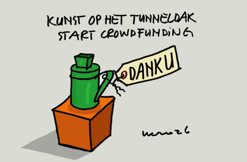 Crowdfundingsactie voor Kunst op het Tunneldak in Nijverdal
